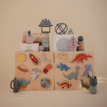 Load image into Gallery viewer, Wooden Dino Puzzle
