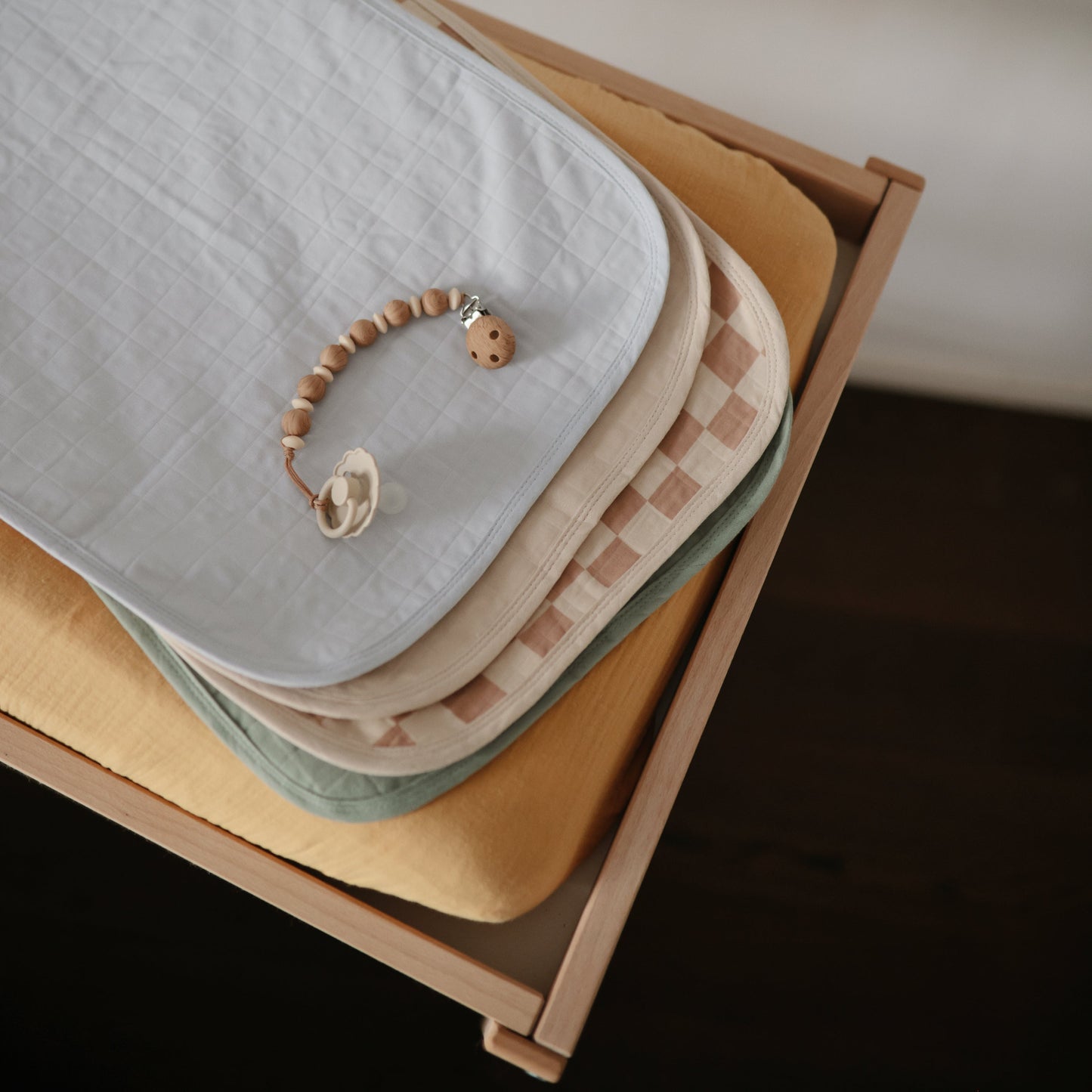 Mushie Organic Cotton Muslin Changing Pad Liners