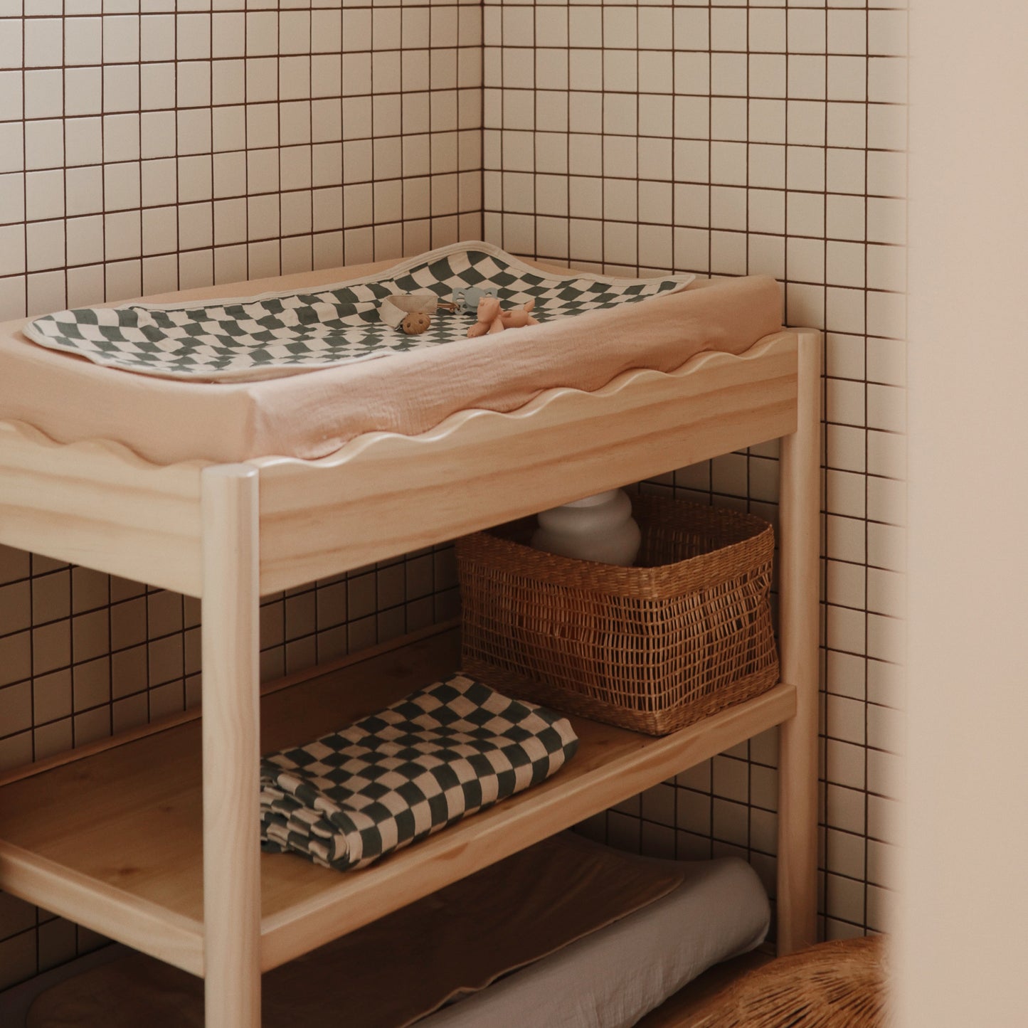 Mushie Organic Cotton Muslin Changing Pad Liners