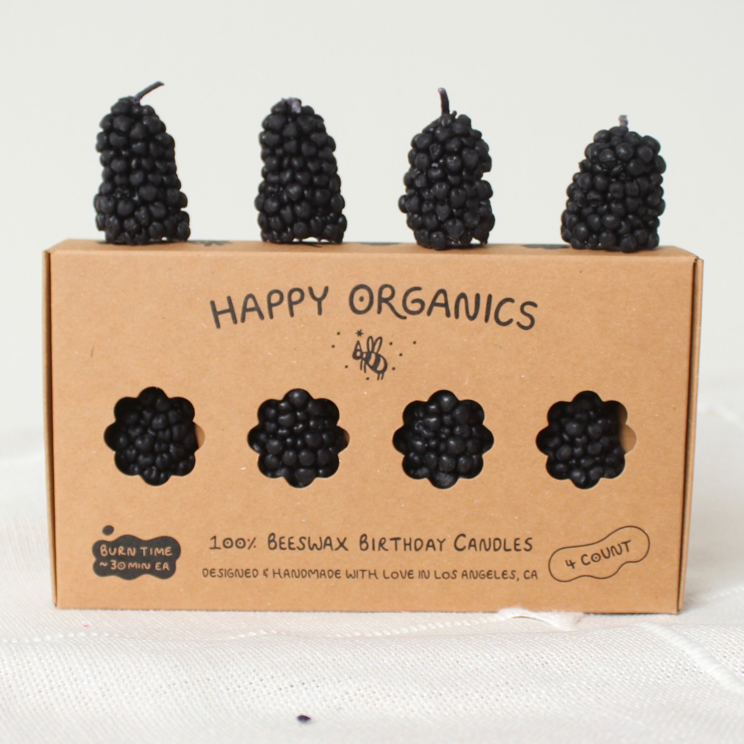 Happy Organics Beeswax Birthday Candles - Thumbnail 4