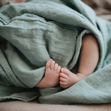 Load image into Gallery viewer, Mushie Organic Cotton Muslin Swaddle Blanket

