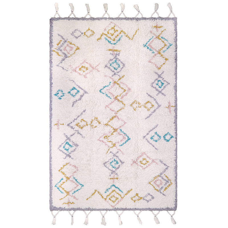 Milko Berber-Style Cotton Kids' Rug