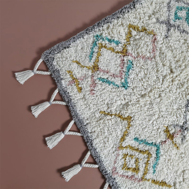 Milko Berber-Style Cotton Kids' Rug