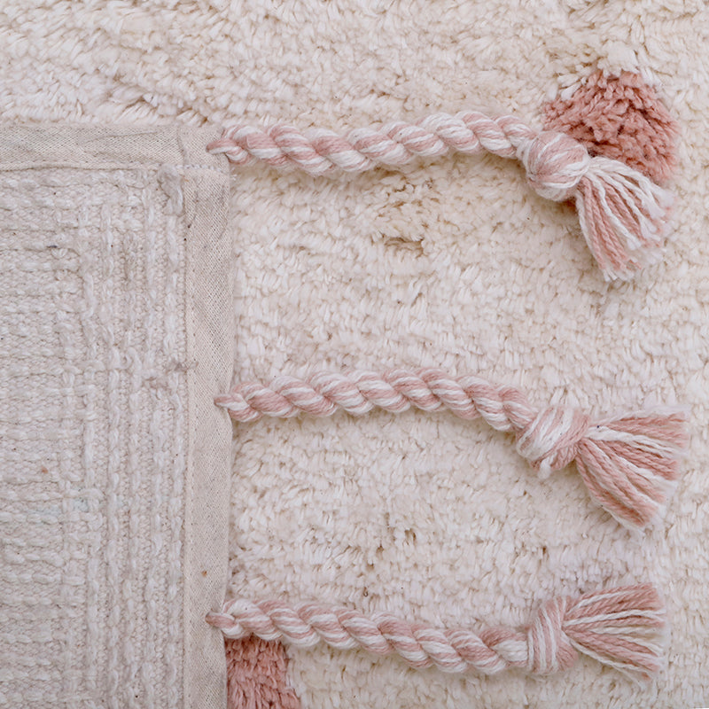 Birdy Cotton Kids' Rug with Bird Pattern