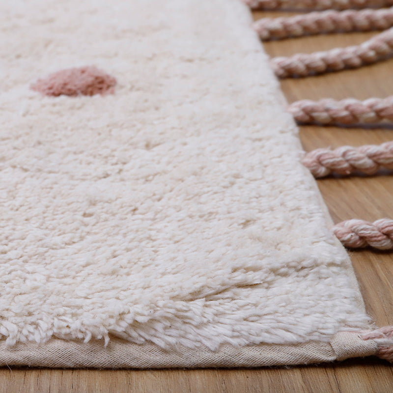 Birdy Cotton Kids' Rug with Bird Pattern