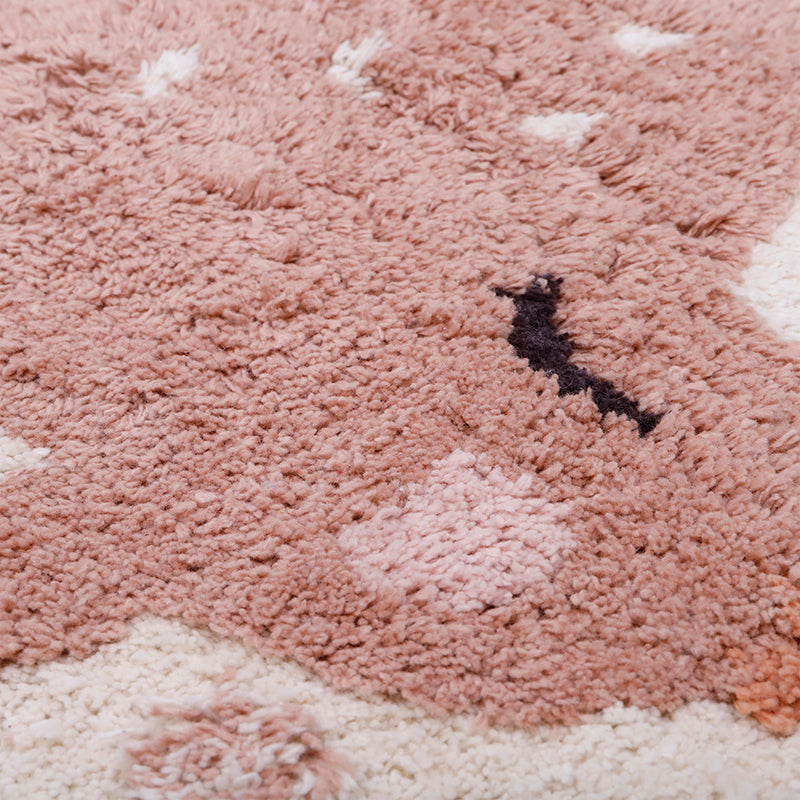 Birdy Cotton Kids' Rug with Bird Pattern