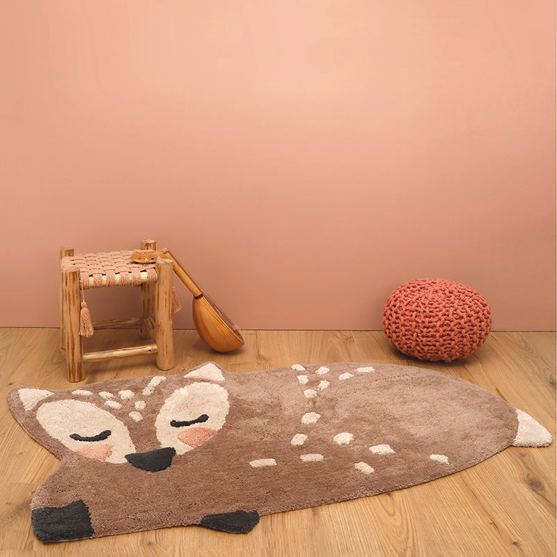 Little Deer Fawn Cotton Kids' Rug