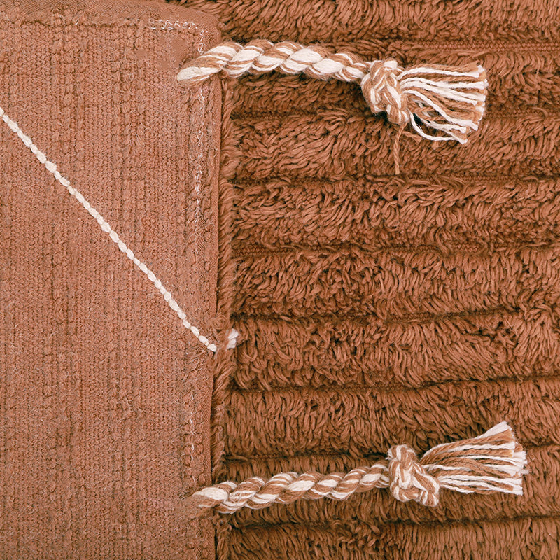 Lässa Cotton Rug – Toffee, Small