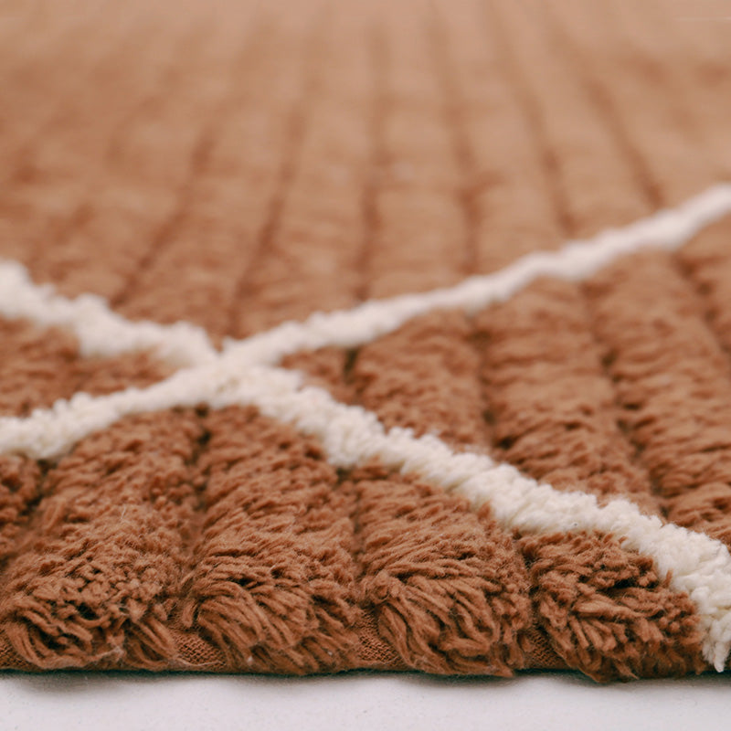 Lässa Cotton Rug – Toffee, Small