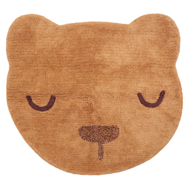 Sandel Baby Bear Cotton Velvet Rug, 3'3" × 3'7"