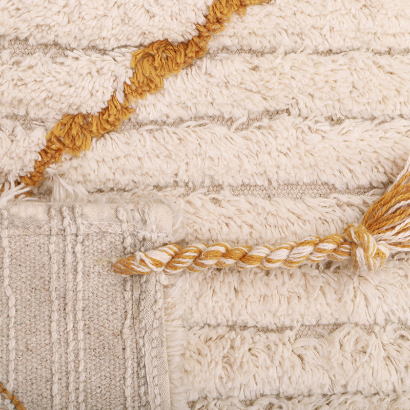 Viktor Bohemian Cotton Kids' Rug – Lemon