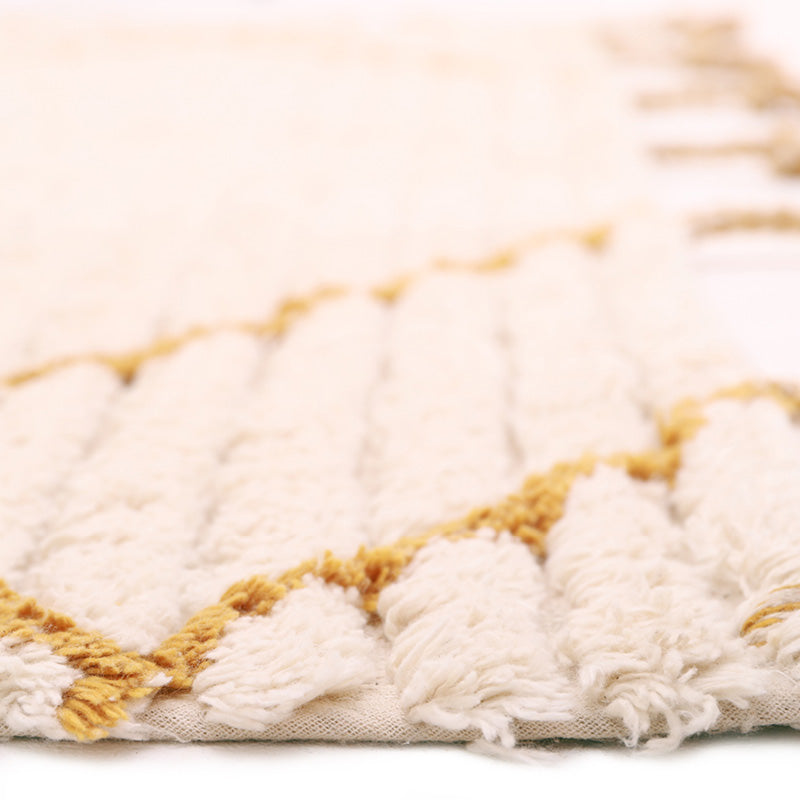 Viktor Bohemian Cotton Kids' Rug – Lemon