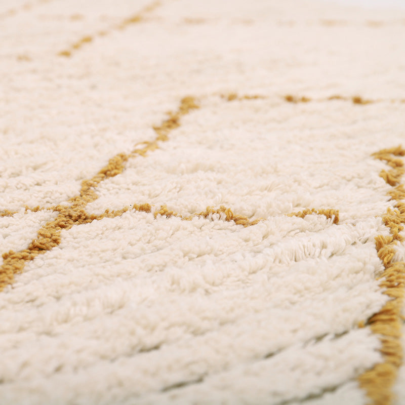Viktor Bohemian Cotton Kids' Rug – Lemon