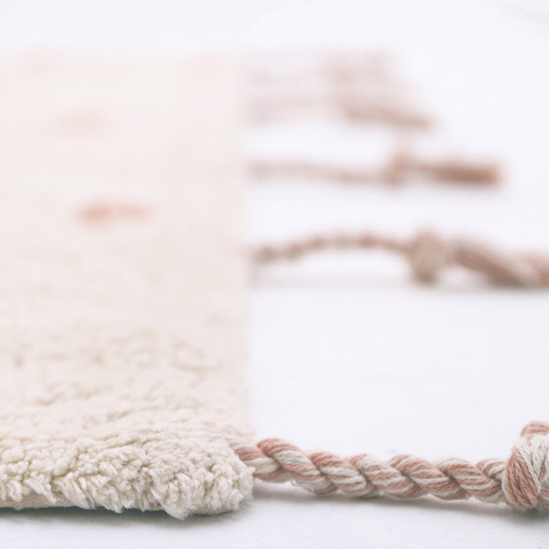 Nümi Polka Dot Kids' Rug – Pink Nude