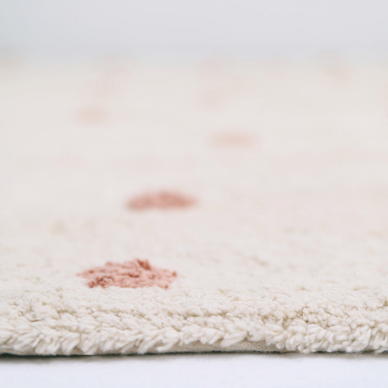 Nümi Polka Dot Kids' Rug – Pink Nude