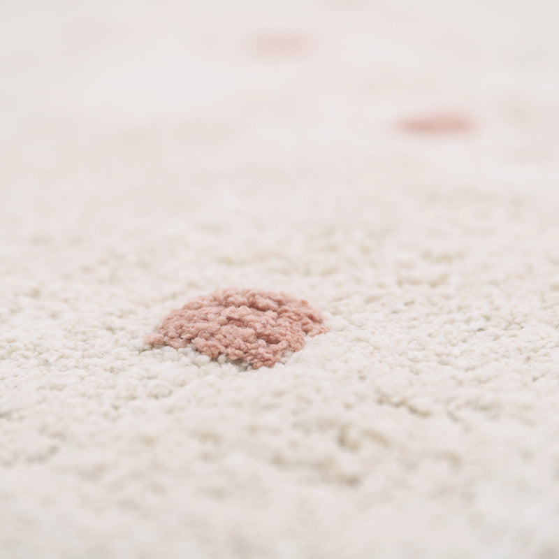 Nümi Polka Dot Kids' Rug – Pink Nude