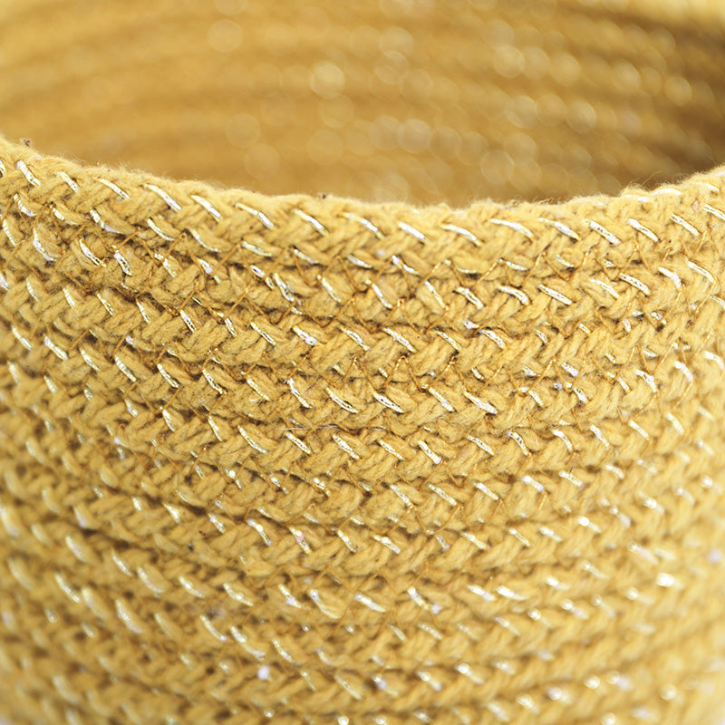 Ilse Cotton Rope Storage Baskets, Set of 3 – Honey