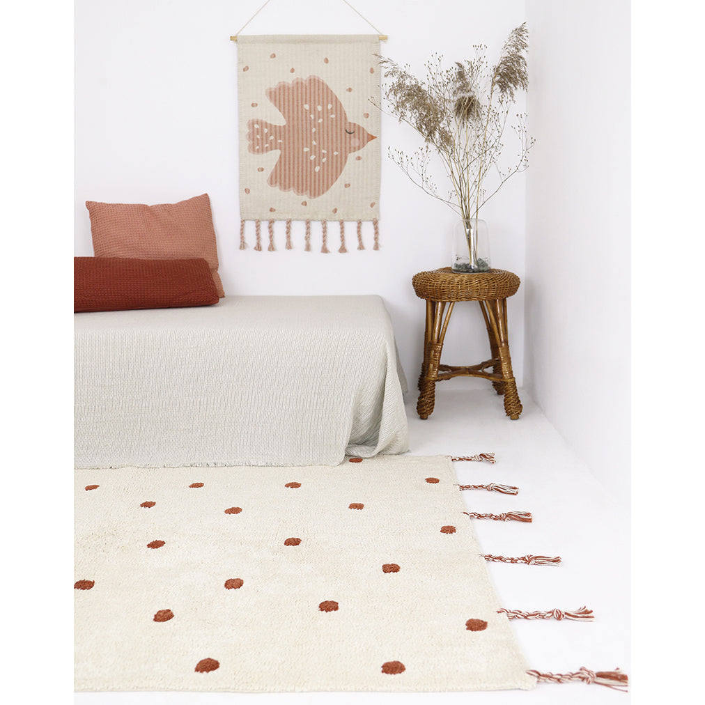 Nümi Polka Dot Kids' Rug – Amber