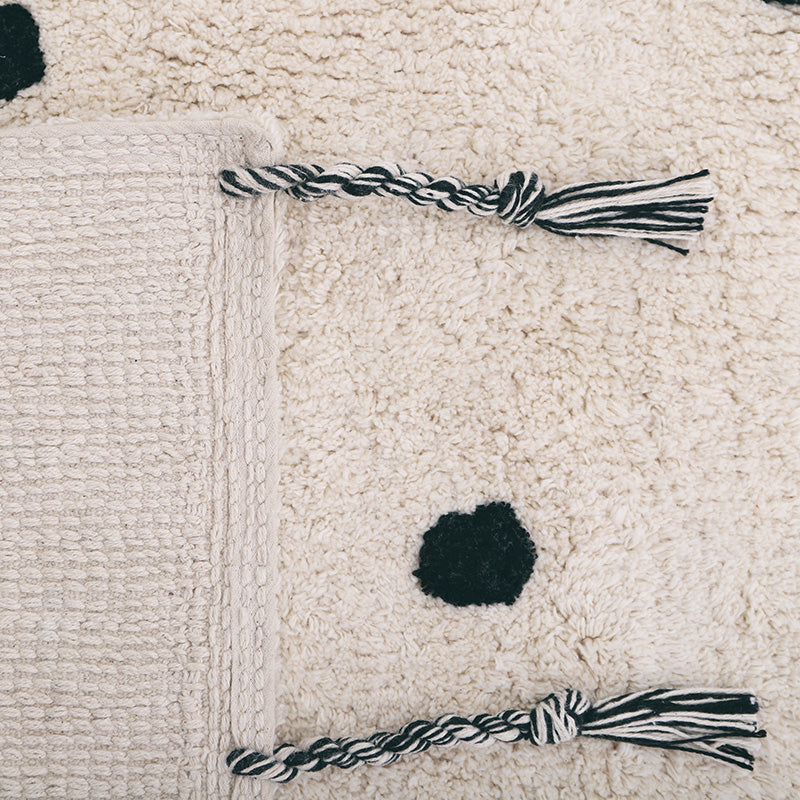 Nümi Polka Dot Kids' Rug – Black