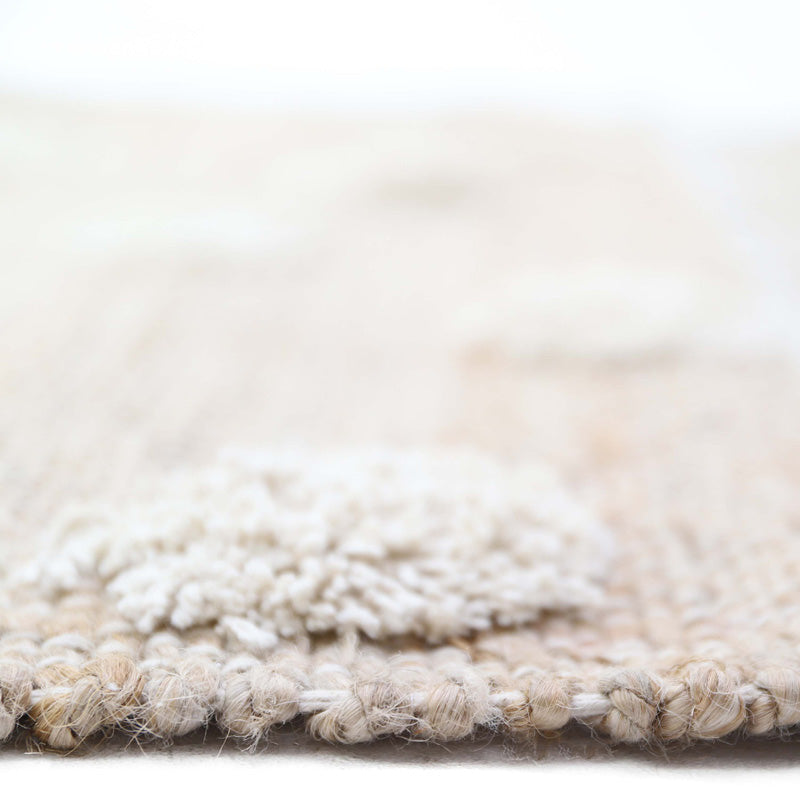 Nop Jute & Cotton Rug with Fringes
