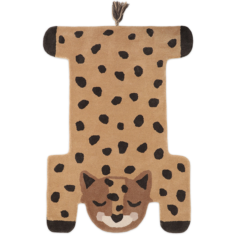Kumako Leopard Wool Kids' Rug