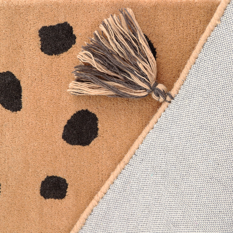 Kumako Leopard Wool Kids' Rug