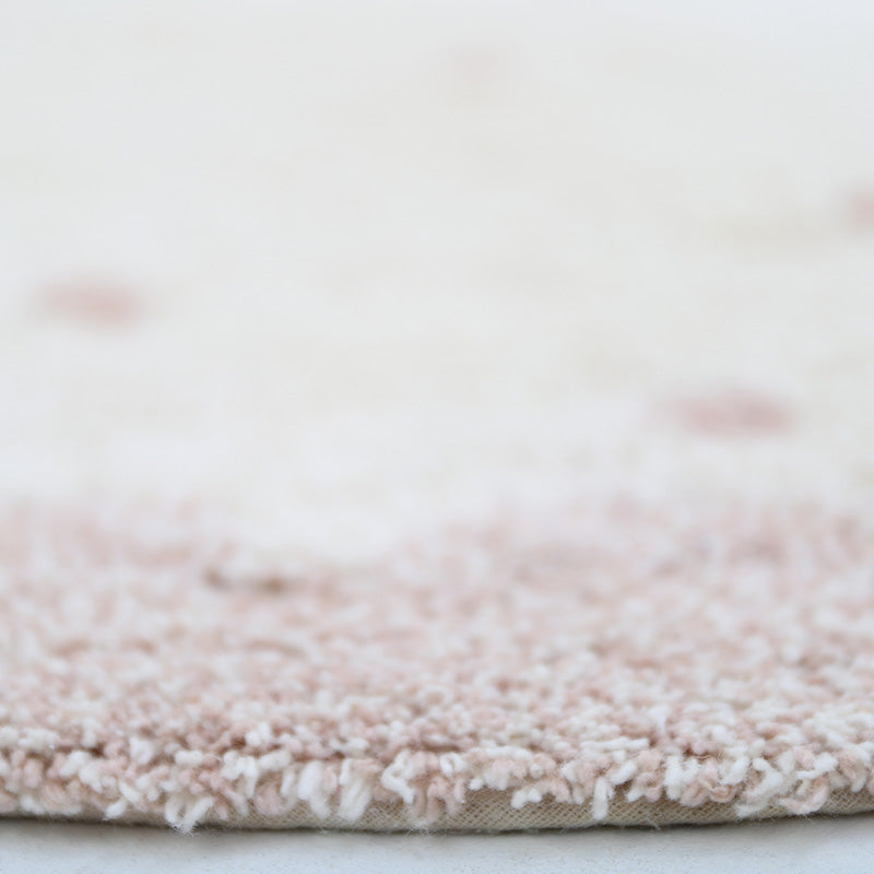 Mallen Round Polka Dot Cotton Kids' Rug