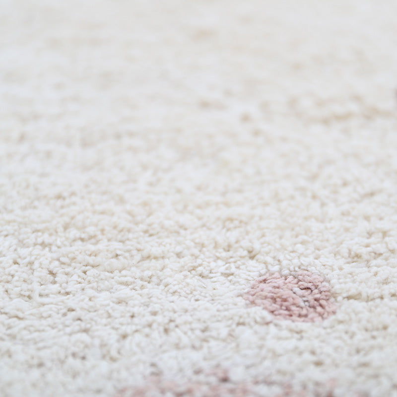 Mallen Round Polka Dot Cotton Kids' Rug