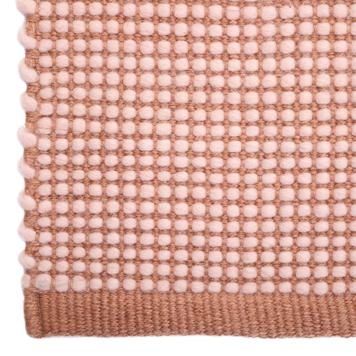 Bergen Contemporary Wool Rug – Nude, Large