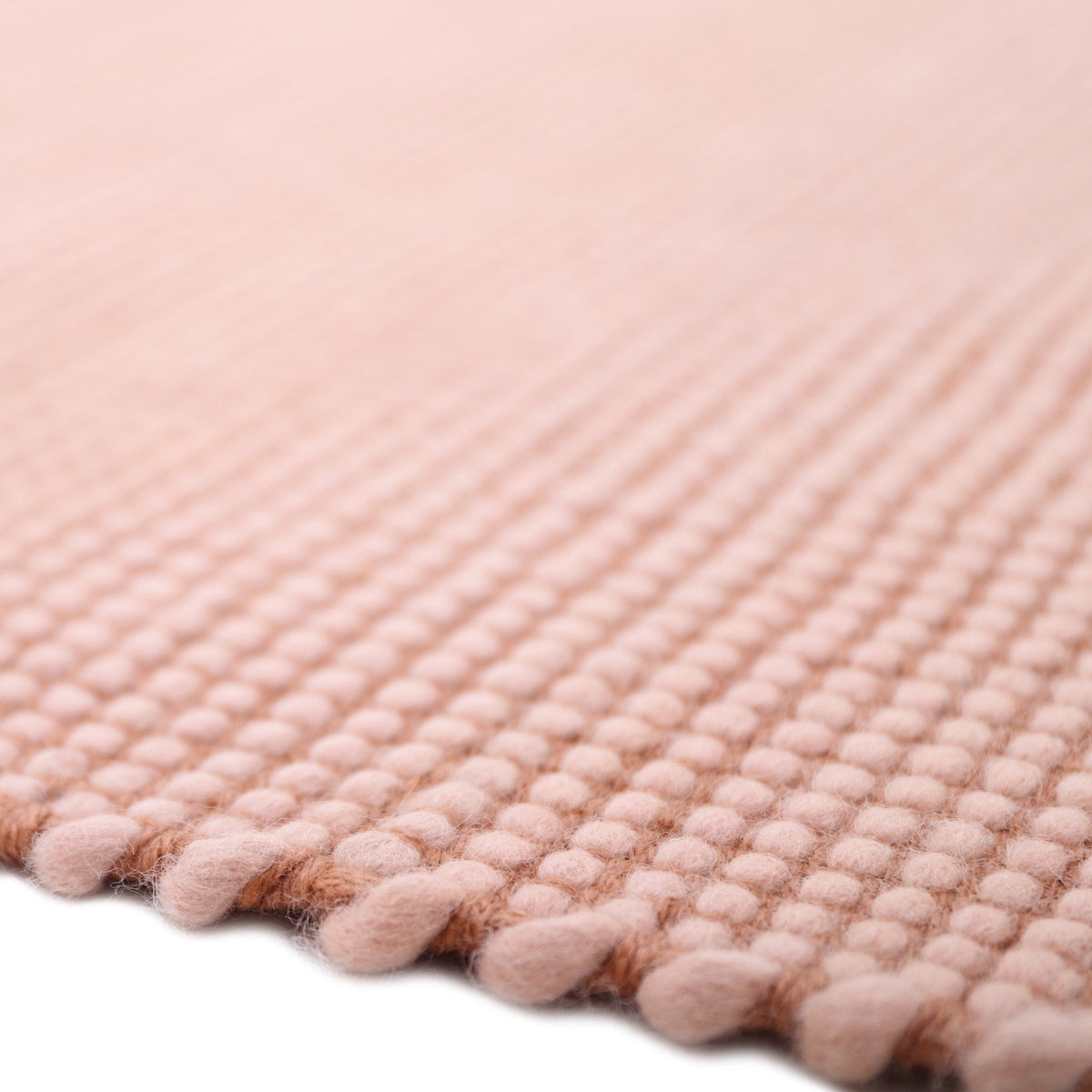Bergen Contemporary Wool Rug – Nude, Large