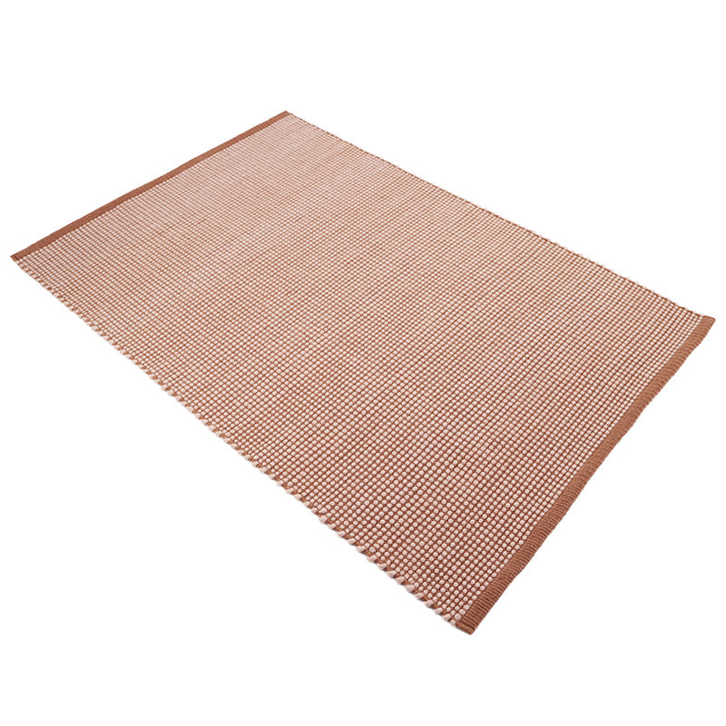 Bergen Contemporary Wool Rug – Nude, Large