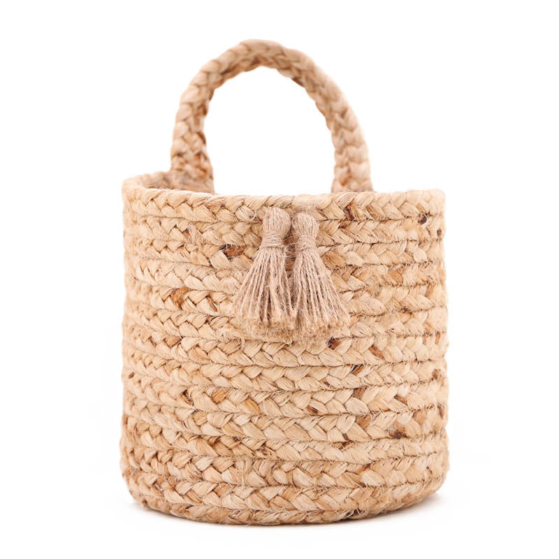Oslo Small Hanging Jute Storage Basket