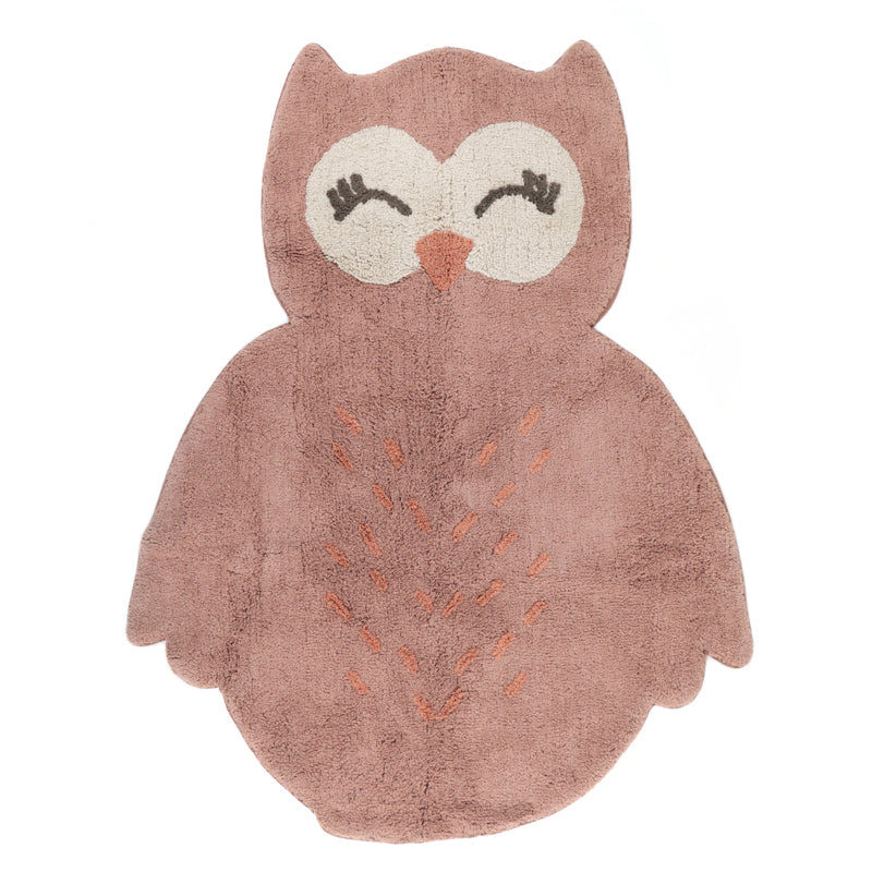 Little Pepa Owl Cotton Kids' Rug