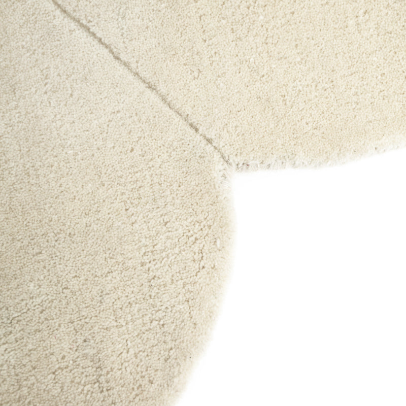Daisy Flower-Shaped Wool Kids' Rug