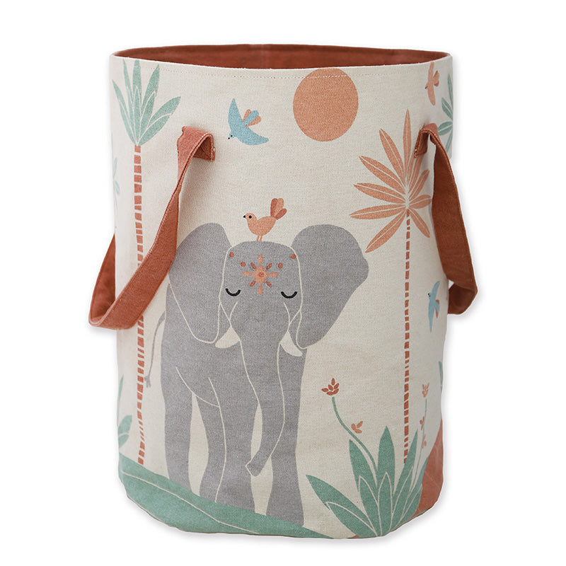 Malena Elephant Cotton Storage Basket