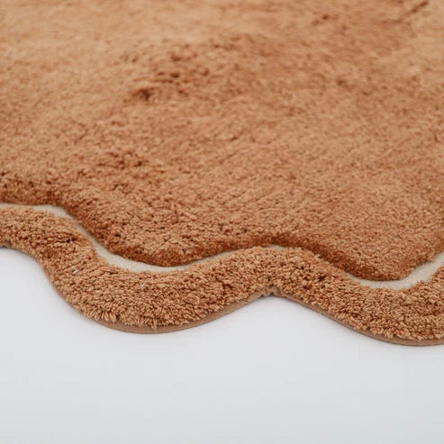 Sweet April Round Washable Cotton Kids' Rug – Toffee