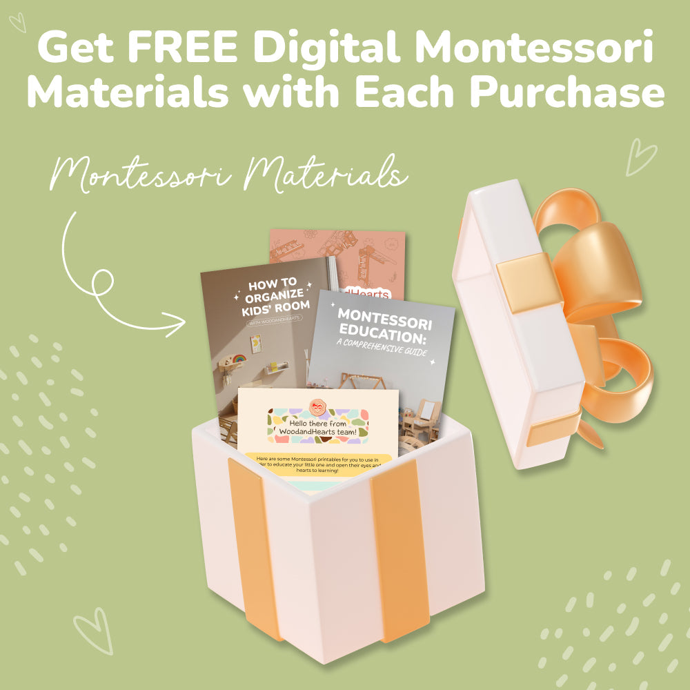 Wood and Hearts Eco-Friendly Natural Wooden Indoor Playground Toddler Jungle Gym