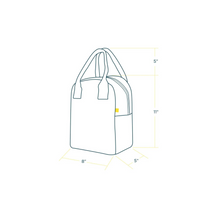 Load image into Gallery viewer, Fluf Organic Cotton Zipper Lunch Bag
