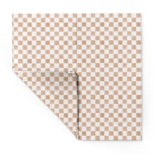 Load image into Gallery viewer, Checker Toffee Vegan Leather Mat
