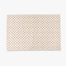 Load image into Gallery viewer, Checker Toffee Vegan Leather Mat
