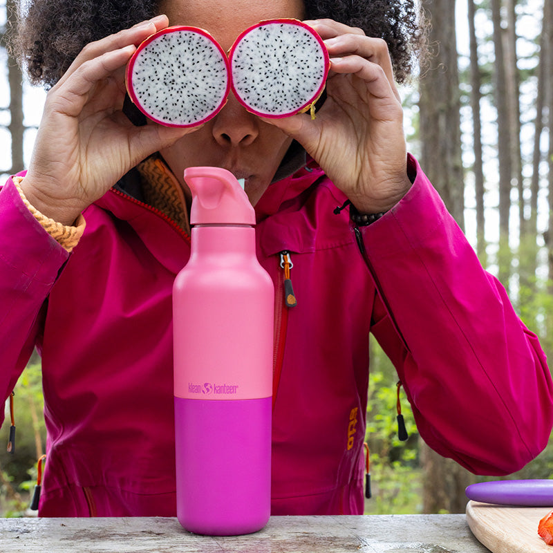 Klean Kanteen Stainless Steel 16oz Rise Classic with Flip Seal Sport Cap