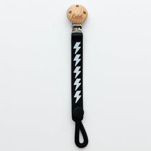 Load image into Gallery viewer, Calla and Friends Silicone Non-Toxic Nash Everything Pacifier Clip - Bolt
