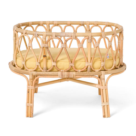 Poppie Eco-Friendly Rattan Doll Classic Crib