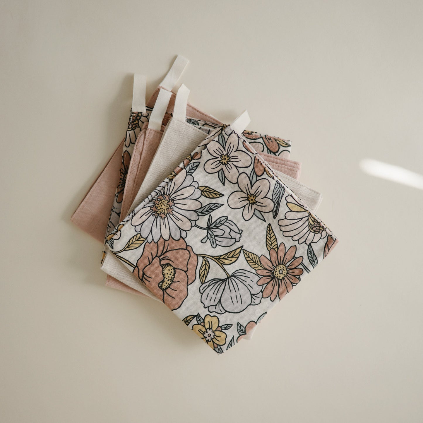 Mushie Organic Muslin Cotton Washcloth