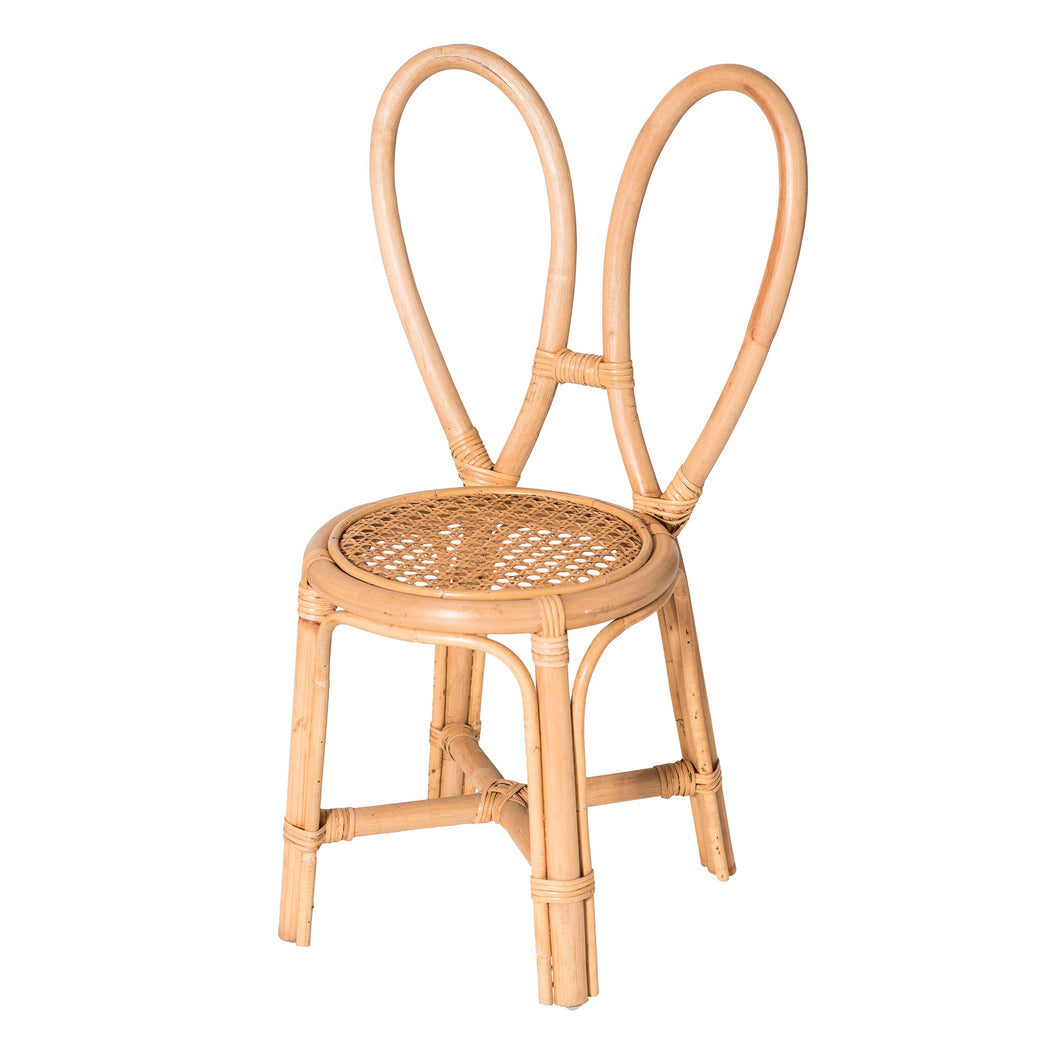 Poppie Toys Rattan Bunny Chair | Sustainable, Non-Toxic, Minimalist Kids' Furniture