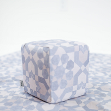 Load image into Gallery viewer, Blue Tile Play Cube
