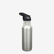 Load image into Gallery viewer, Klean Kanteen 18 oz Classic Water Bottle with Flip Seal Sport Cap &amp; Stainless Steel Straw – Non-Toxic &amp; Eco-Friendly
