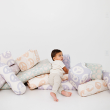 Load image into Gallery viewer, Cream Peace Sign Support Pillow

