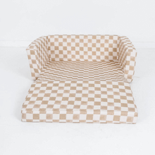 Load image into Gallery viewer, Checker Toffee Play Couch

