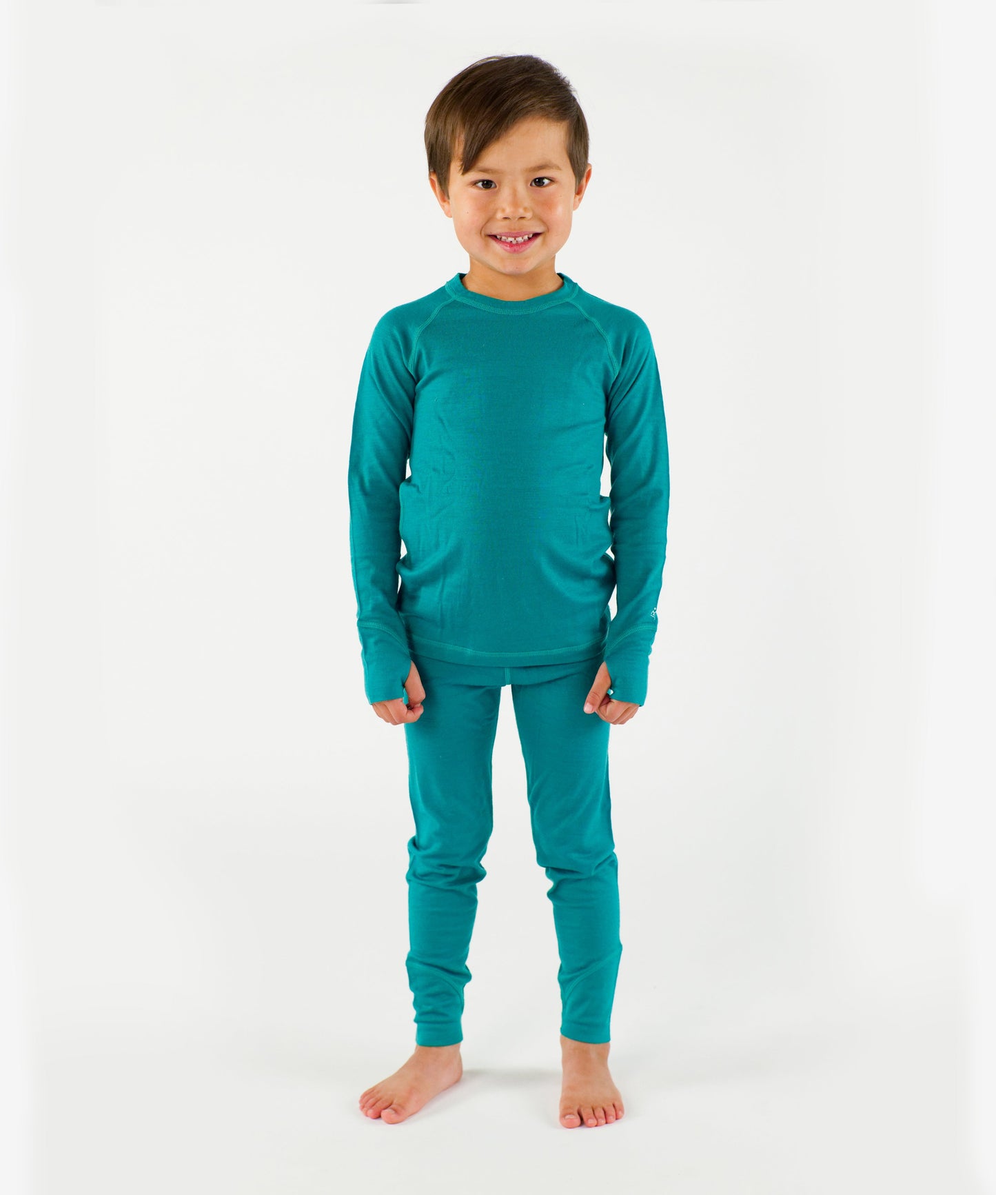 Kids Long Sleeve & Legging Set – 100% Merino Wool - Baselayer